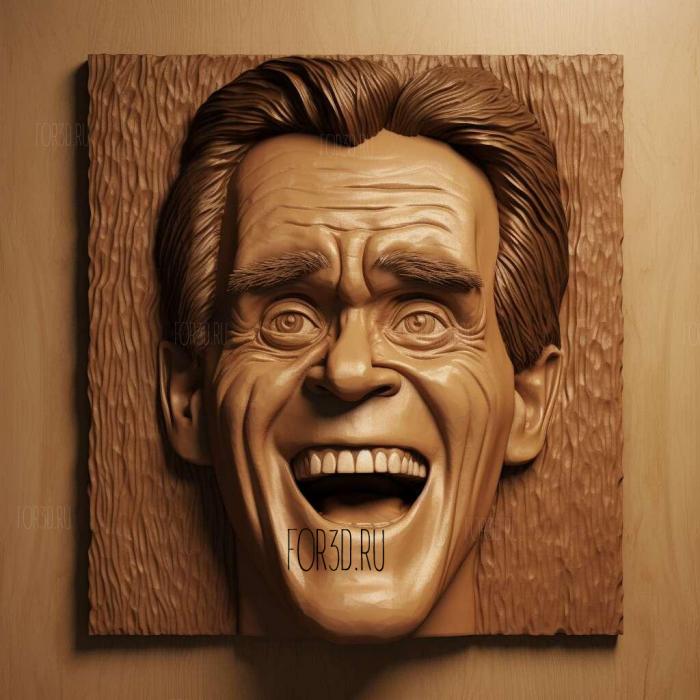 jim carrey 3 stl model for CNC